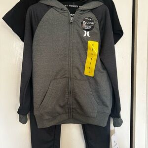 Hurley Kids Charcoal  Grey 3pc Active Set